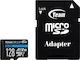 TeamGroup Elite microSDXC 128GB Class 10 U3 V30 A1 UHS-I with Adapter