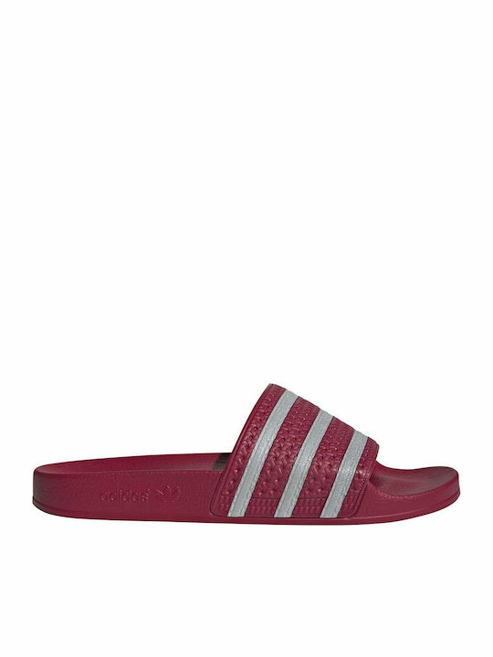 Adidas Adilette Slides Collegiate Burgundy