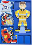 Melissa & Doug Joc de construcție magnetic Ντύνω τον Joey