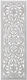 Inart Wall Decor White Wooden 30x3x90cm