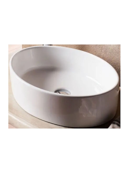 Tema Tempo Vessel Sink Porcelain 51x36.5x14.5cm White