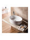 Tema Επικαθήμενος Νιπτήρας Πορσελάνης 51x36.5x14.5cm Λευκός