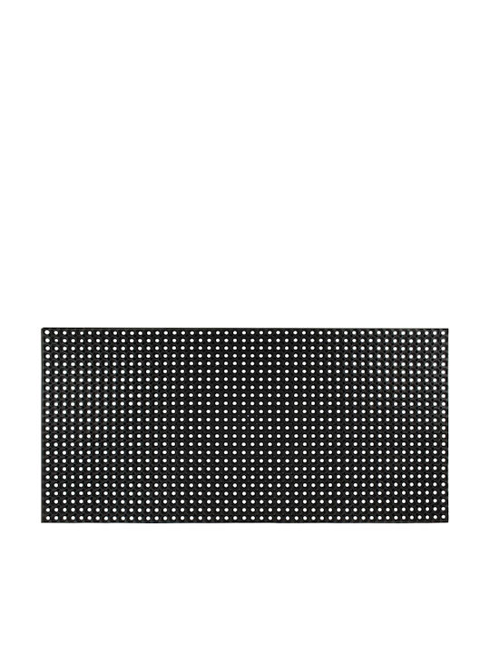 vidaXL Rubber Doormat Black 150x100εκ.