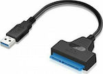 22 Pin SATA3 to USB 3.0 Black (5655)