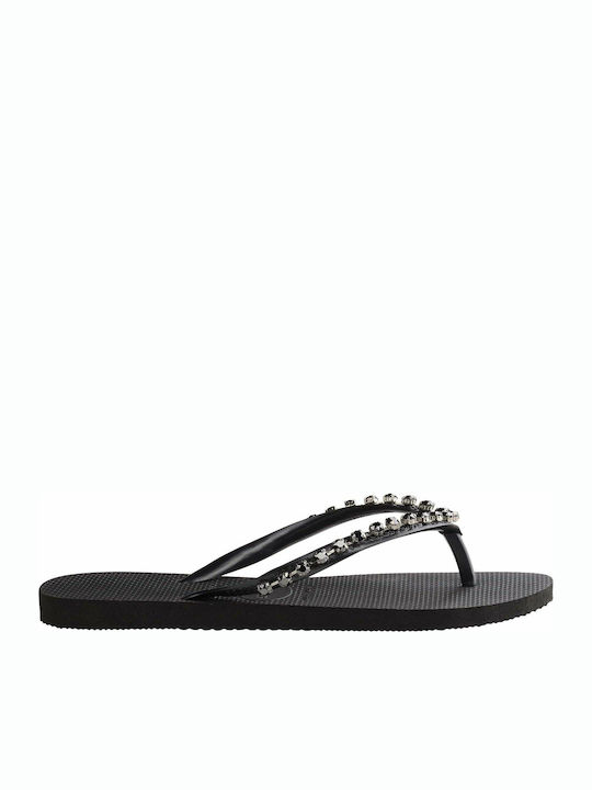 Havaianas Slim Rock Mesh Women s Flip Flops Black 4140185 0090