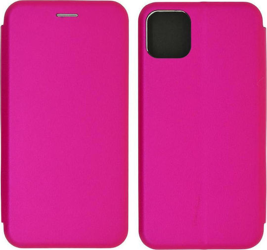 Ancus Magnetic Curve Book Δερματίνης Φούξια (iPhone 11 Pro)