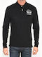 La Martina Men's Long Sleeve Blouse Polo Black