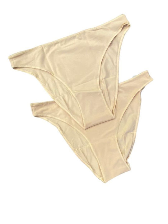Helios Γυναικεία Slip 2Pack Μπεζ