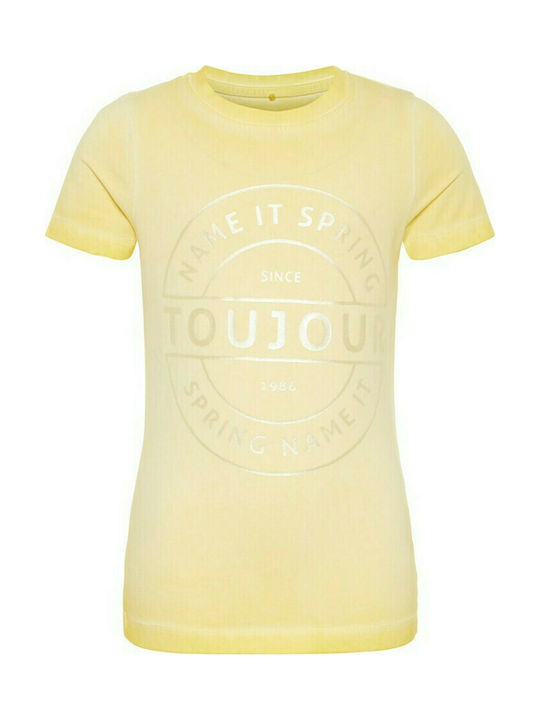 Name It Παιδικό T-shirt Κίτρινο