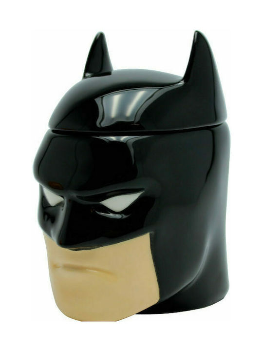 Abysse DC Comics - 3D Batman Κούπα Κεραμική με Καπάκι Μαύρη