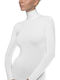 Helios Women's Long Sleeve Turtleneck T-Shirt White