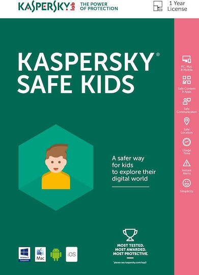Kaspersky Safe Kids για 1 Συσκευή και 1 Έτος Χρήσης