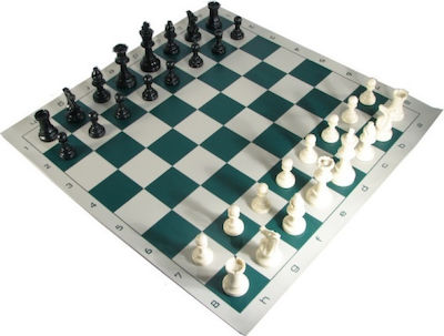 Chess Folding Roll with Pawns 43x43cm