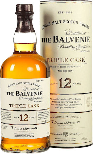Triple Cask Old Single Malt Ουίσκι 12 Ετών Σκωτίας 40% 1000ml