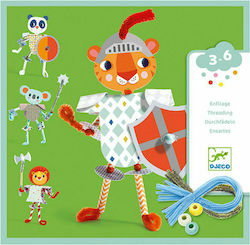 Djeco Paper Construction Toy Κατασκευάζω Χάρτινη Φιγούρα Ιππότες Kid 3++ years