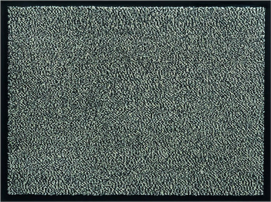 Sdim Entrance Mat Carpet with Anti-slip Backing Paris 003 Black-White 60x90cm