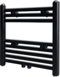 vidaXL Straight 141904 Towel Rail Bathroom 480x480 180kcal/h Black