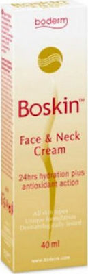 Boderm Boskin Face & Neck Cream 24hrs Hydration Plus Antioxidant Action 40ml