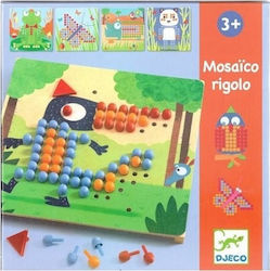 Djeco Mosaic Σύνθεση Εικόνας με Καβύλιες Διασκέδαση for Children 3++ Years