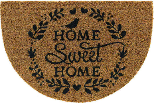 Sdim Πατάκι Εισόδου από Κοκοφοίνικα E-Coco 003 Home Sweet Home Μπεζ 40x60εκ. 142-4060-003 Μπεζ