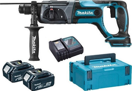 Makita Impact Demolition Hammer Battery 18V 2x5Ah with Chuck SDS Plus