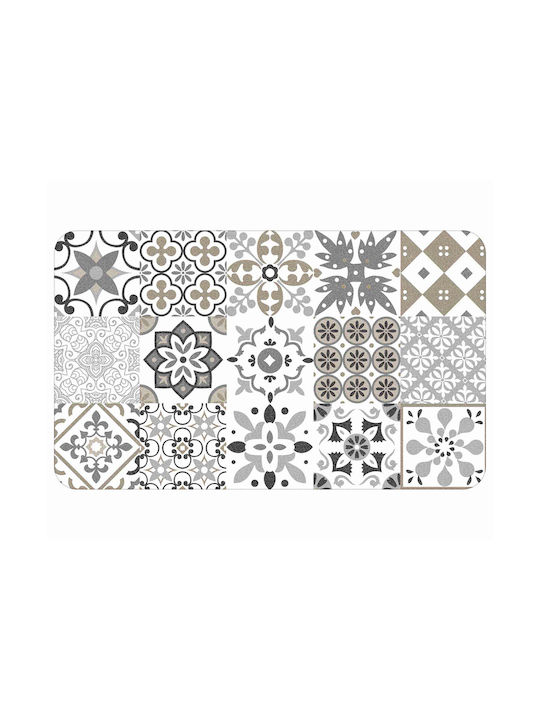 Douceur d'Intérieur Rectangular Kitchen Mat with Anti-slip Underlay Brown 45x75εκ.