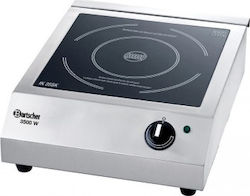 Bartscher IK 35SK Tabletop Inductive Commercial Electric Burner with 1 Hearths 3.5kW 34x44.5x11.5cm 105837