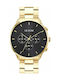 Le Dom Principal Watch Battery with Gold Metal Bracelet