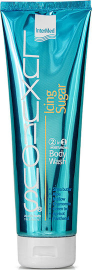 InterMed Luxurious 2 in 1 Moisturising Body Wash Creamy Bubble Bath with Shea Butter Soothing 300ml