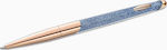 Swarovski Crystalline Nova Anniversary Pen Ballpoint with Black Ink Blue Rose-Gold