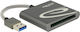 DeLock Kartenleser USB 3.0 für CFast Schwarz