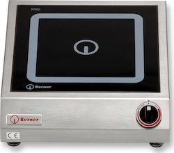 Berner Induktion BI1K3.5 Ηλεκτρική Εστία Επαγωγική 3.5kW 35x35x6cm