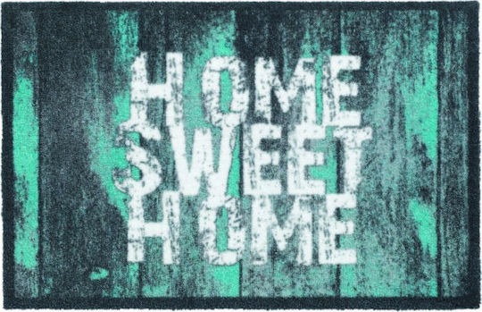 Sdim Entrance Mat Anti-slip Prestige 002 Home Sweet Home Green 50x75cm