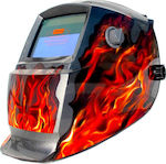 AWH Flame Welding Helmet Red