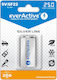 everActive Silver Line Wiederaufladbare Batterie 9V Ni-MH 250mAh 1Stück