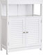 Songmics Dulap de baie Cabinet de baie L60xA30xÎ80cm Alb