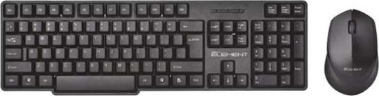 Element KB-255WMS Wireless Keyboard & Mouse Set Greek