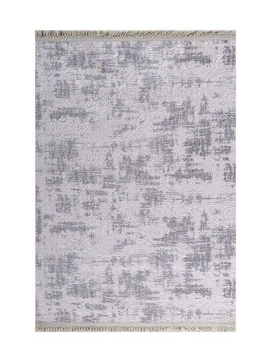 Tzikas Carpets 25167-096 Rug Rectangular with Fringes Gray