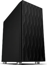 Cooltek Eins Basic Midi Tower Computer Case Black