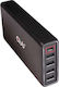 Club3D с 4 USB-A порта и USB-C порт Черен (CAC-1903EU)