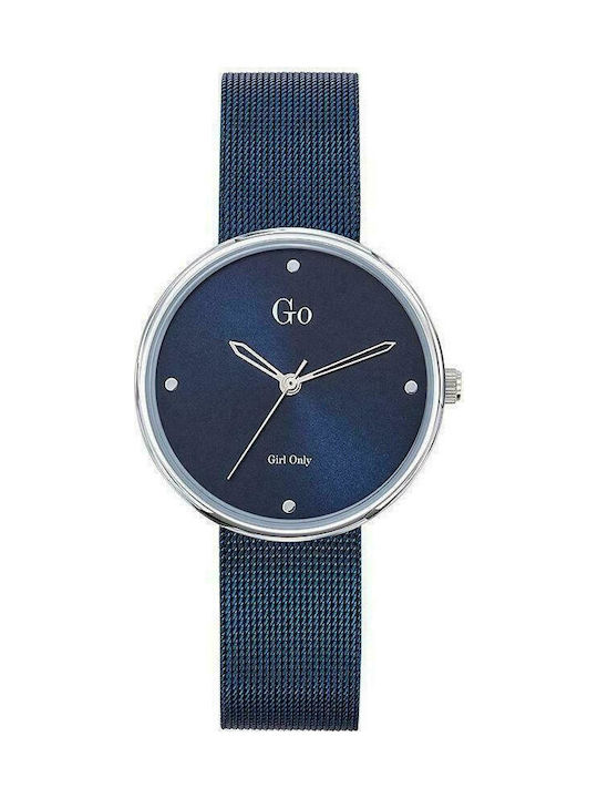 Go Girl Only Girl Only Watch with Blue Metal Bracelet