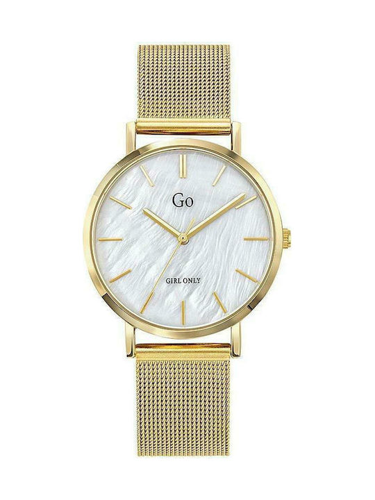 Go Girl Only Girl Only Women's Watch 34mm Battery with Gold Stainless Steel Bracelet