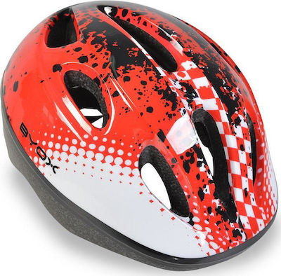 Byox Y03 Kids' Helmet for City Bike Red with LED Light