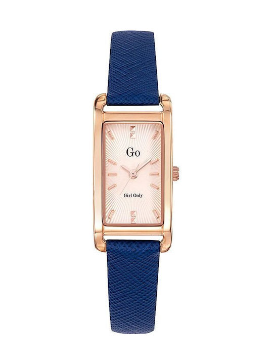 Go Girl Only Girl Only Uhr mit Blau Lederarmband