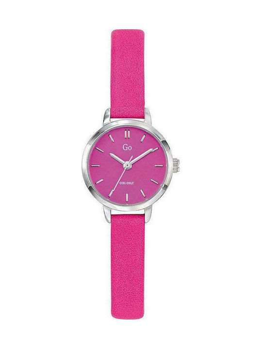 Go Girl Only Girl Only Watch with Fuchsia Leather Strap