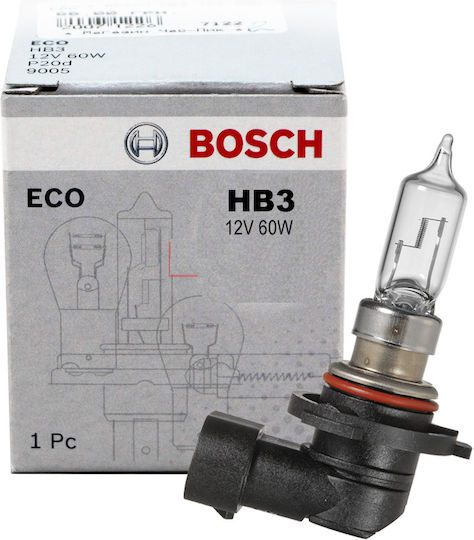 Bosch Lampen Auto & Motorrad Eco HB3 Halogen 12V 60W 1Stück