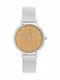 Pierre Lannier Nature Women's Watch with Silver Metal Bracelet