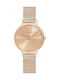 Pierre Lannier Symphony Watch with Pink Gold Metal Bracelet