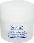 Sostar Anti-pollution Κρέμα Προσώπου Ημέρας με SPF30 για Ενυδάτωση & τους Ρύπους 50ml