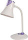 Lucas Schreibtischlampe mit flexiblem Arm für Fassung E27 in Lila Farbe